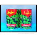 canned green peas in tin